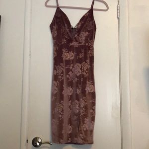 NEW**Velvet Floral Dress